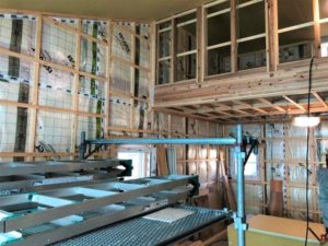 本物の高気密高断熱のグラスウール施工