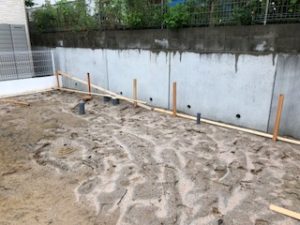 廿日市　超高性能　注文住宅の基礎工事