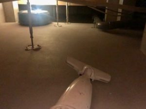 基礎断熱の床下　掃除