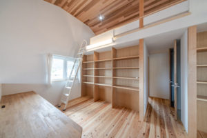 廿日市で最上級の快適性　廿日市パッシブハウス　つながりのあるフリースペース・子供部屋