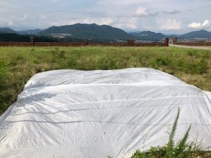 パッシブハウス　地鎮祭準備