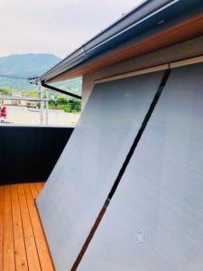 パッシブハウスの高性能窓　日よけ